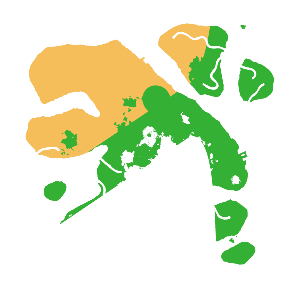 Biome Rust Map: Procedural Map, Size: 3000, Seed: 562281