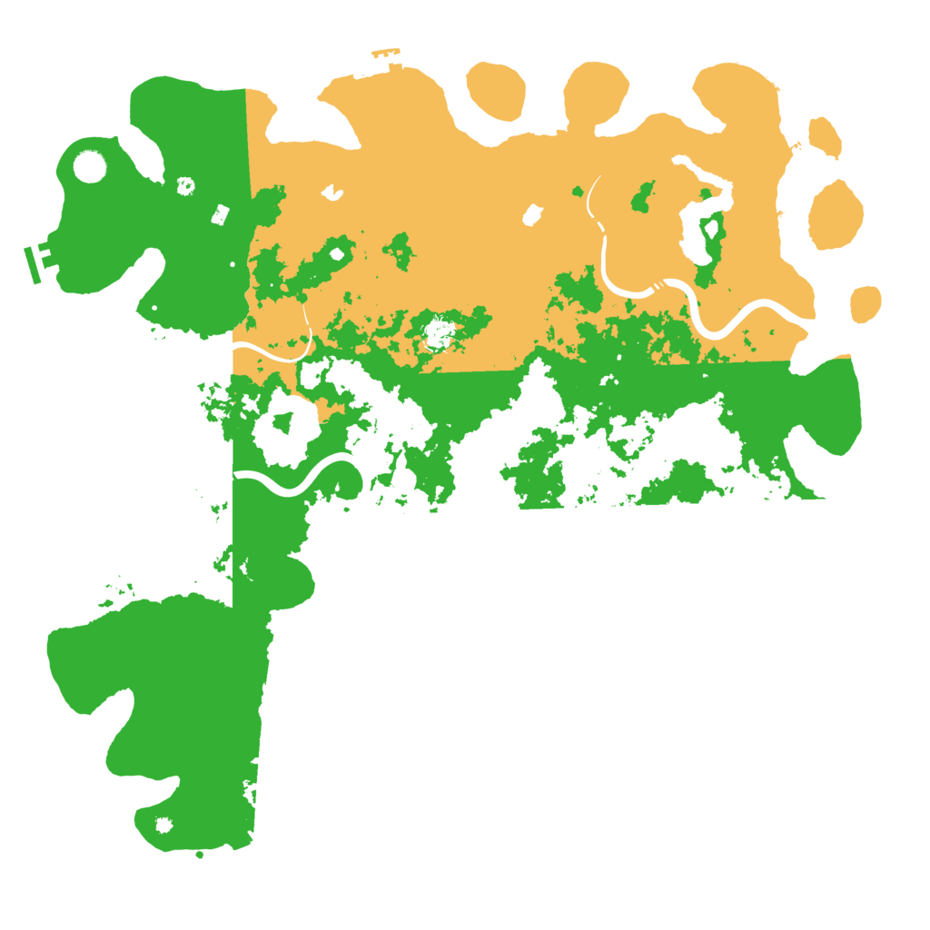 Biome Rust Map: Procedural Map, Size: 5000, Seed: 89116