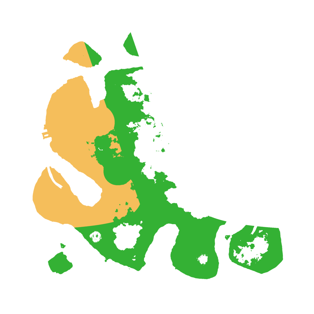 Biome Rust Map: Procedural Map, Size: 3000, Seed: 130265