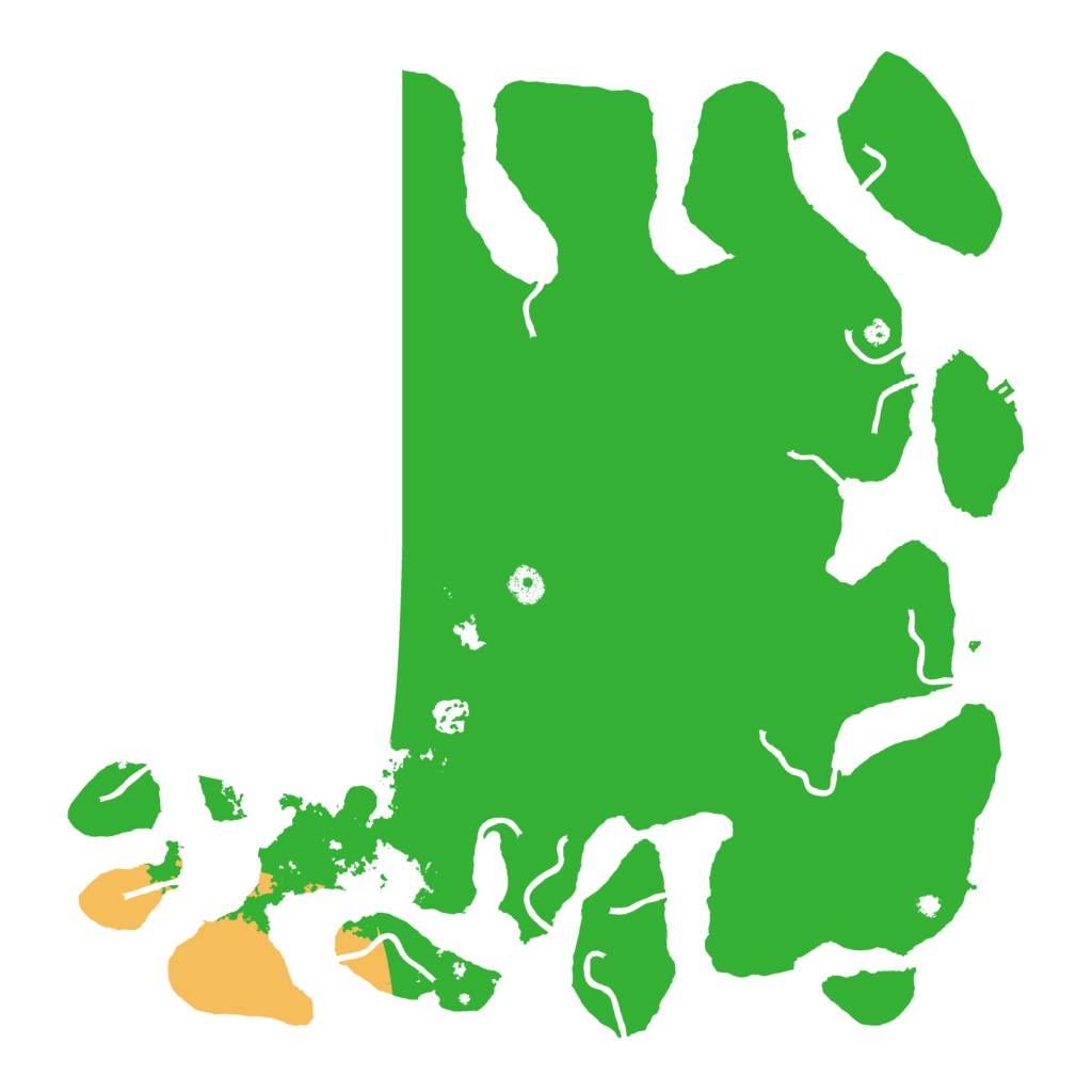 Biome Rust Map: Procedural Map, Size: 4500, Seed: 92457