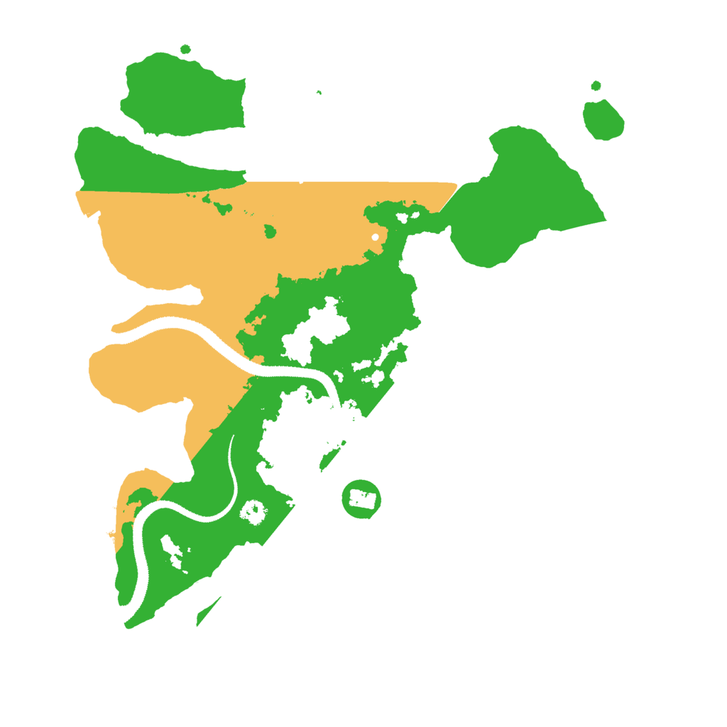 Biome Rust Map: Procedural Map, Size: 3000, Seed: 820249