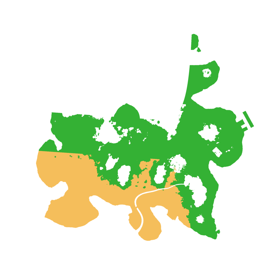 Biome Rust Map: Procedural Map, Size: 3000, Seed: 978636