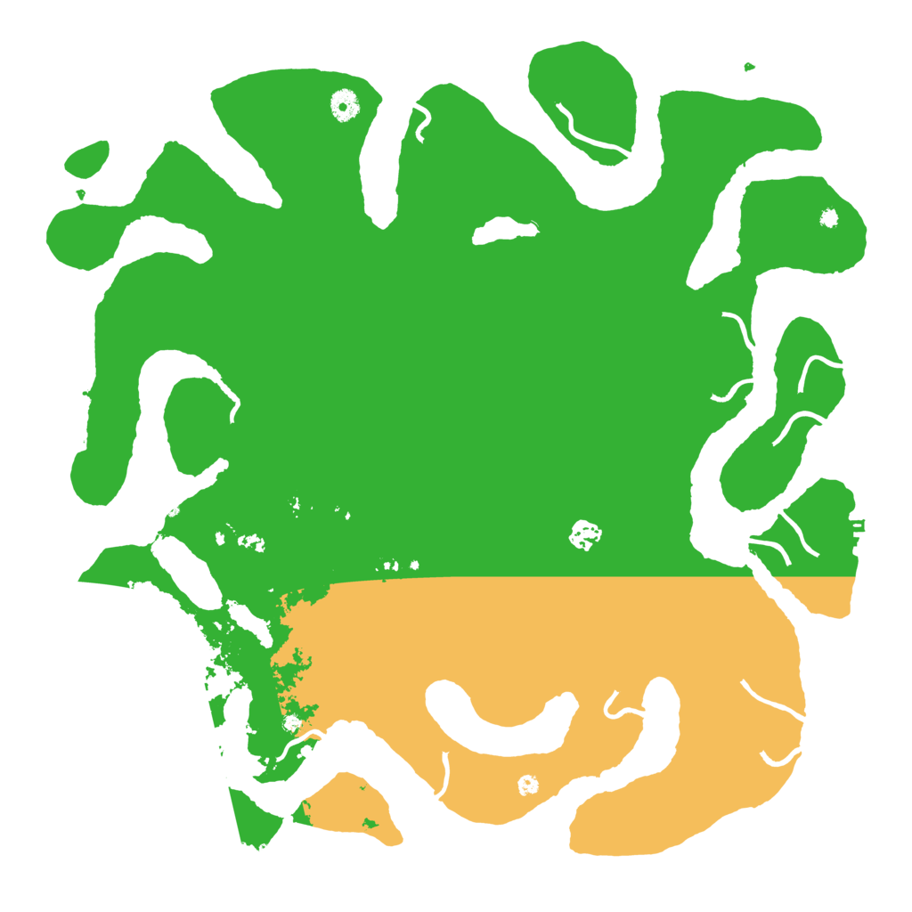 Biome Rust Map: Procedural Map, Size: 4500, Seed: 88275