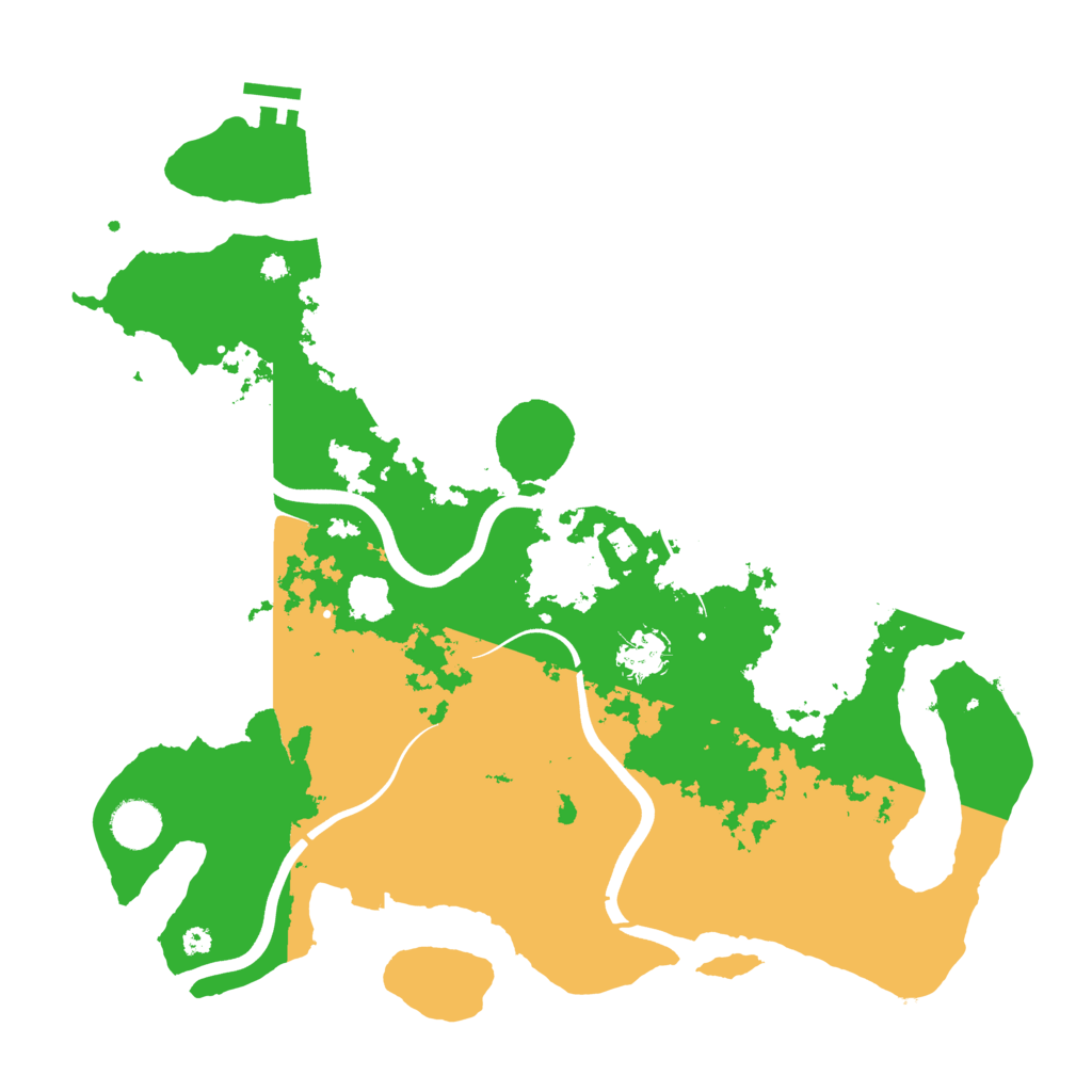 Biome Rust Map: Procedural Map, Size: 3850, Seed: 1741688961