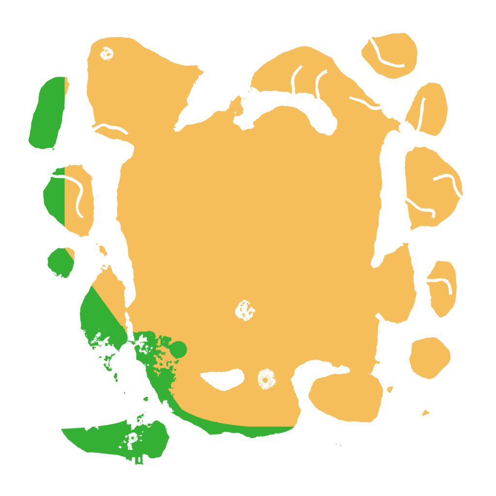 Biome Rust Map: Procedural Map, Size: 3850, Seed: 9997465