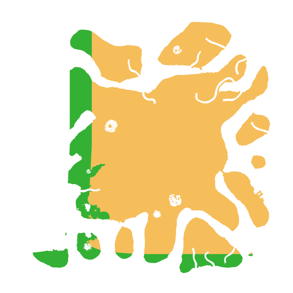 Biome Rust Map: Procedural Map, Size: 3500, Seed: 488824