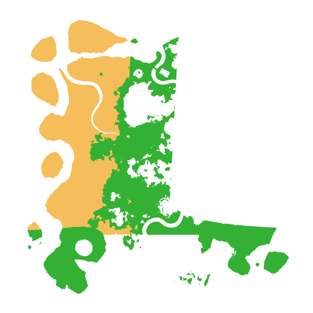 Biome Rust Map: Procedural Map, Size: 3500, Seed: 1260032239