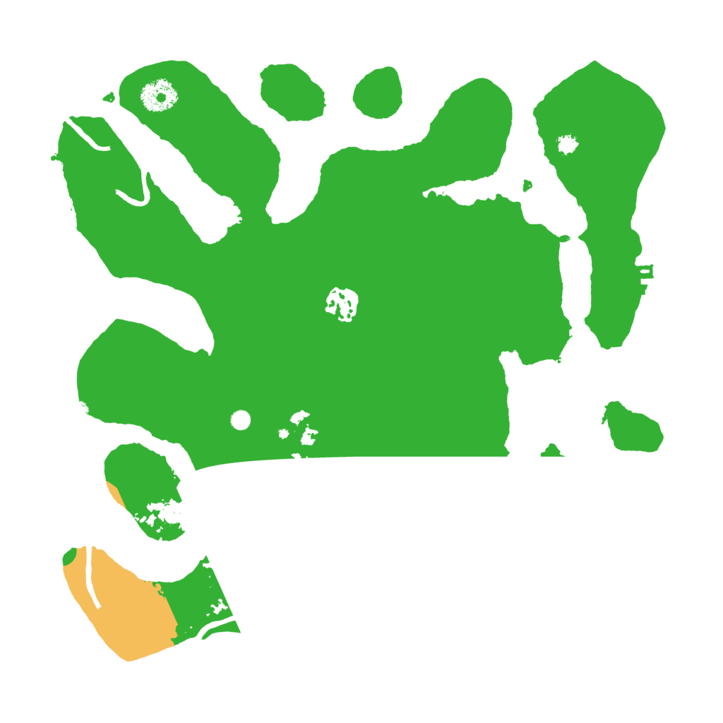 Biome Rust Map: Procedural Map, Size: 3200, Seed: 815509195