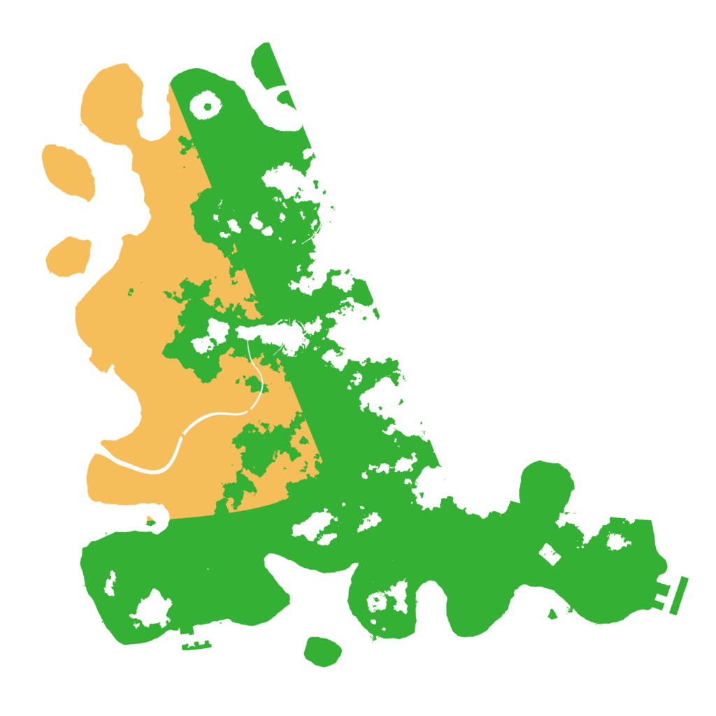 Biome Rust Map: Procedural Map, Size: 3700, Seed: 1893823726