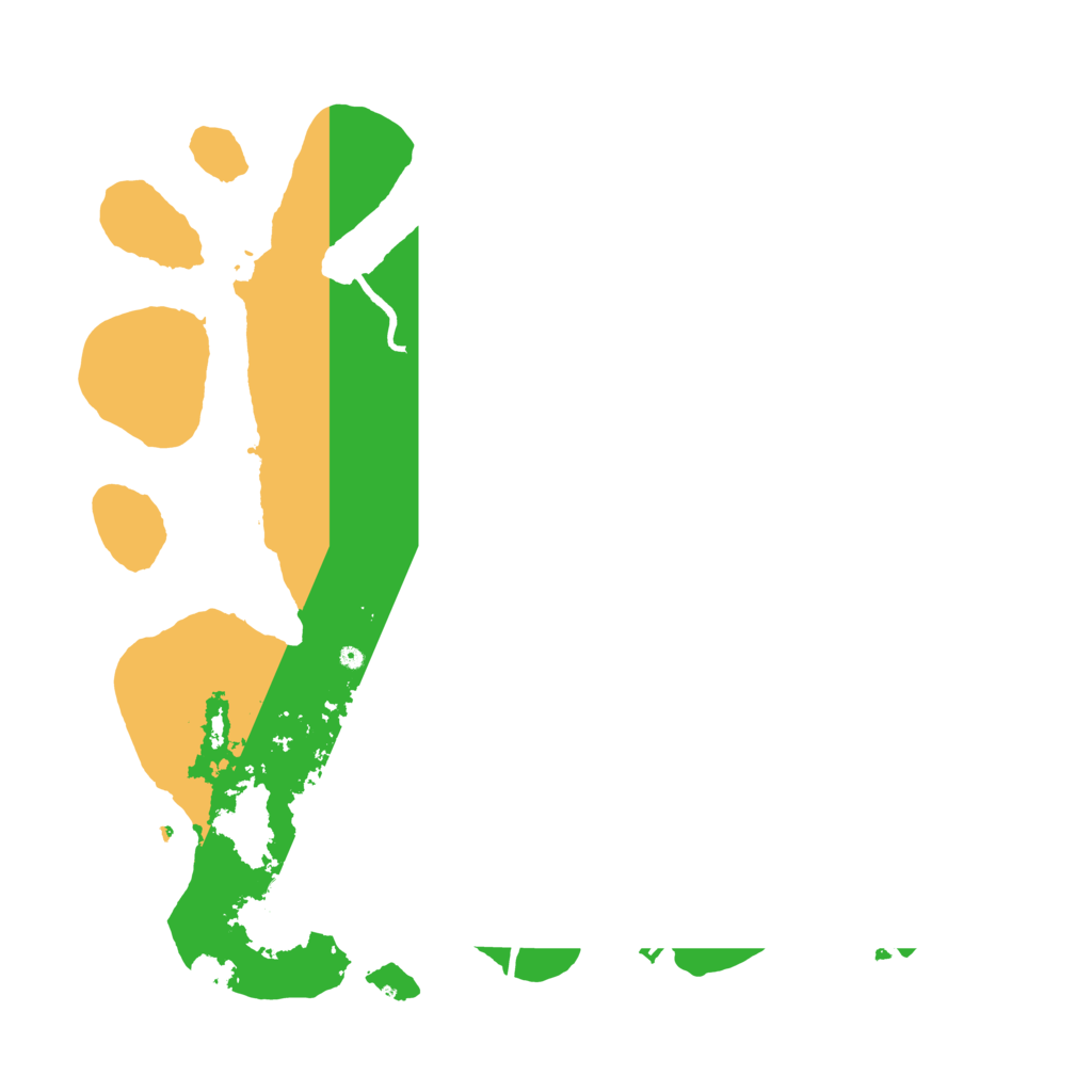 Biome Rust Map: Procedural Map, Size: 3600, Seed: 1308812240