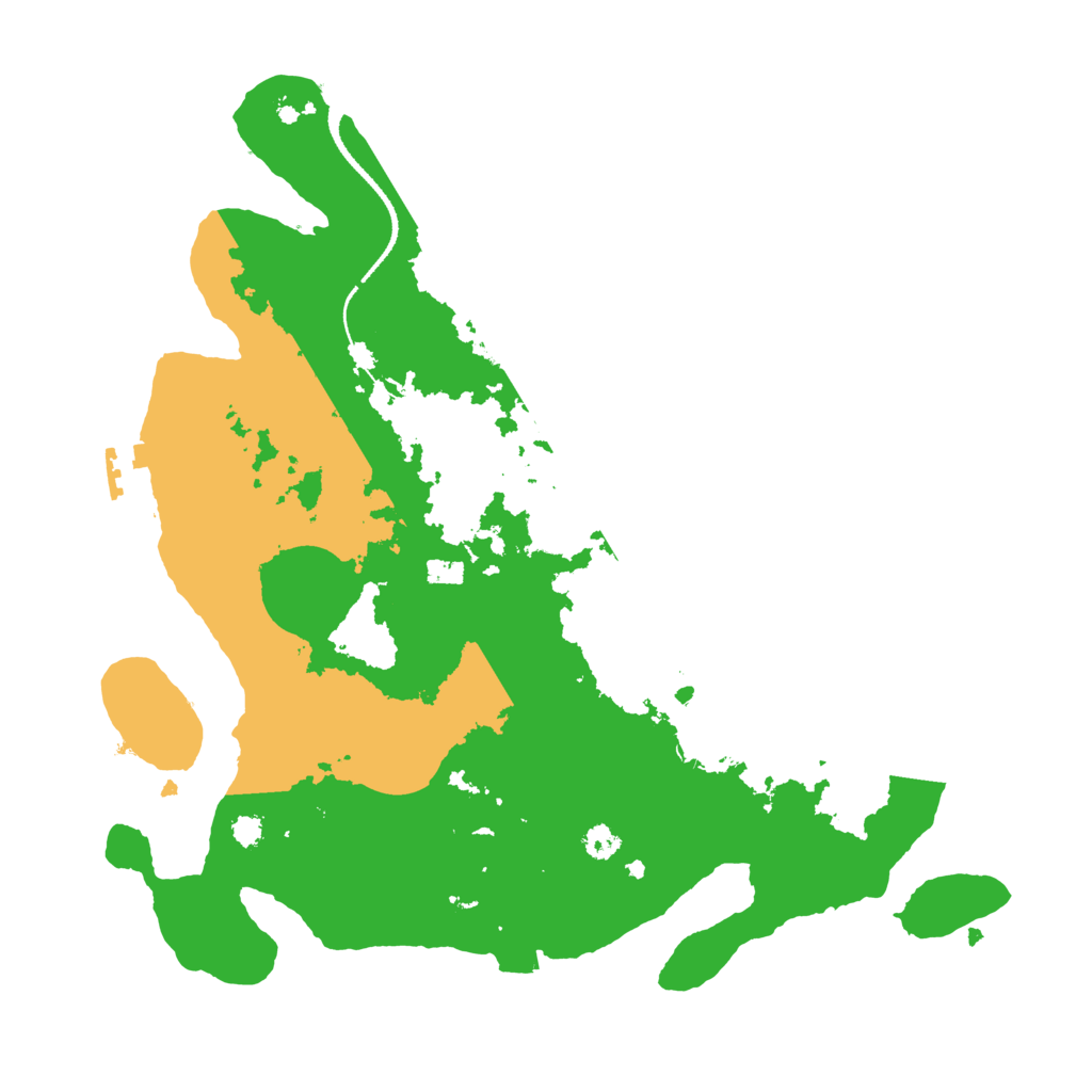 Biome Rust Map: Procedural Map, Size: 3200, Seed: 484508812