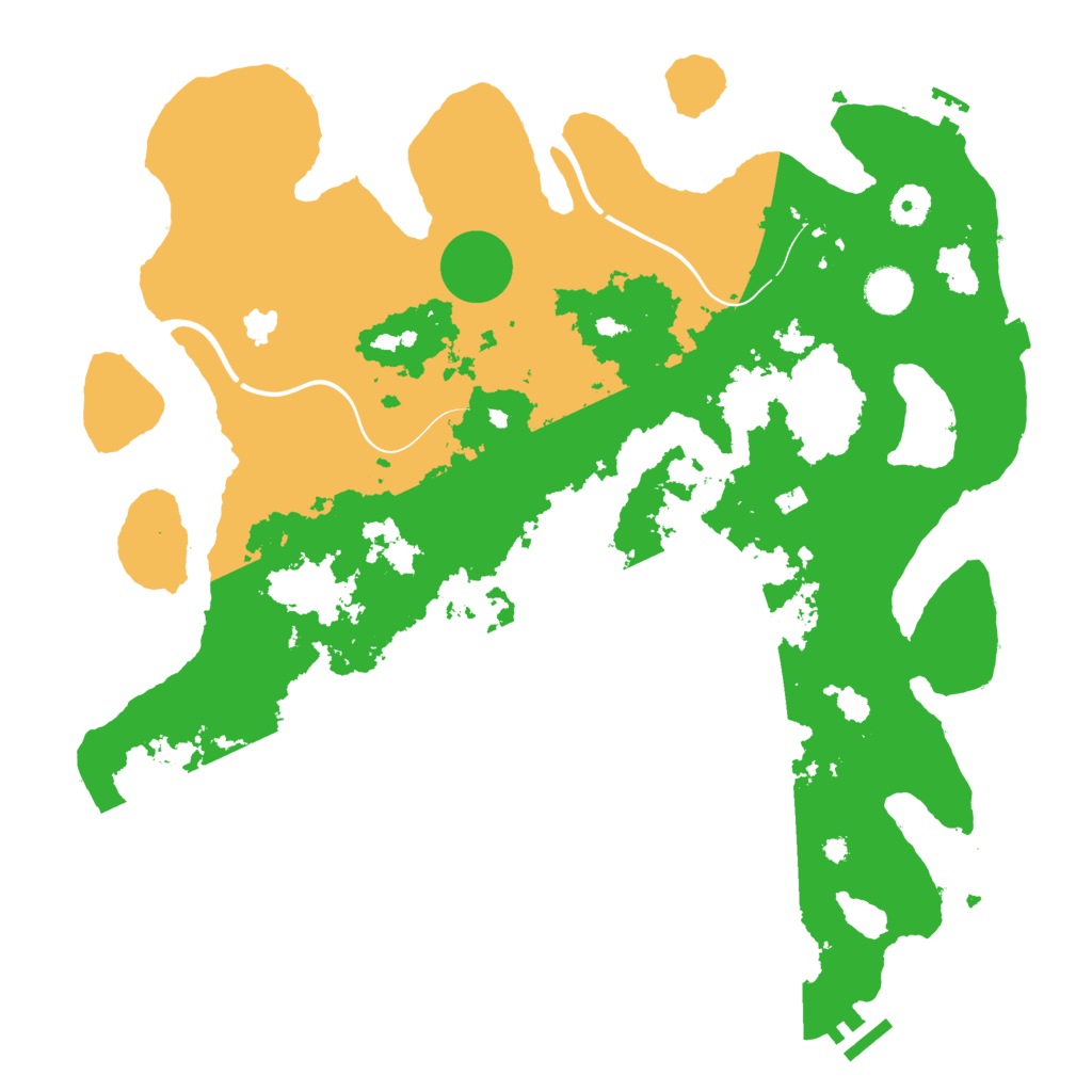 Biome Rust Map: Procedural Map, Size: 4000, Seed: 61186313