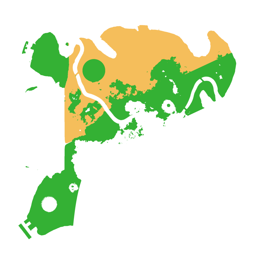 Biome Rust Map: Procedural Map, Size: 3000, Seed: 1037082821