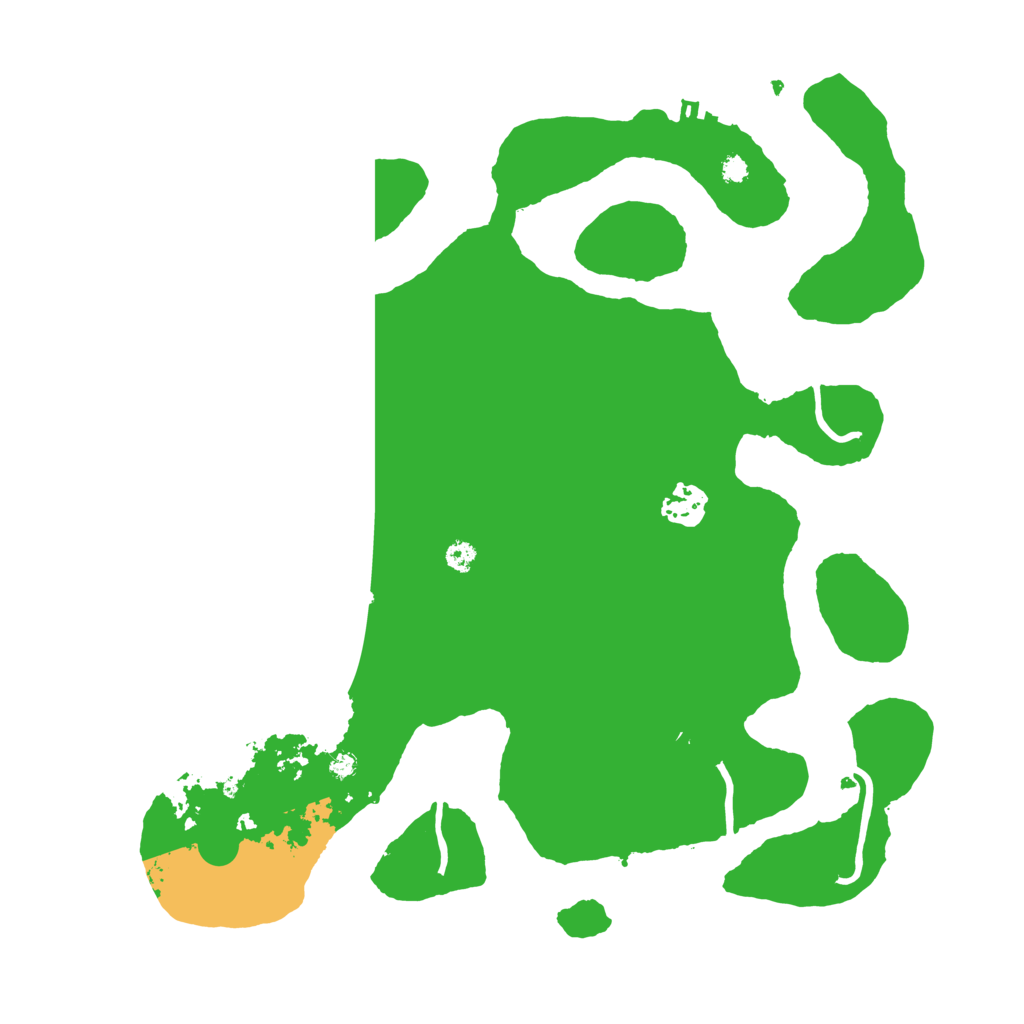 Biome Rust Map: Procedural Map, Size: 3500, Seed: 405983967