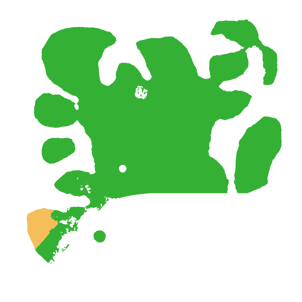 Biome Rust Map: Barren, Size: 3550, Seed: 312686