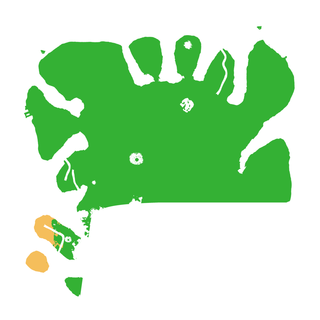 Biome Rust Map: Procedural Map, Size: 3700, Seed: 1444