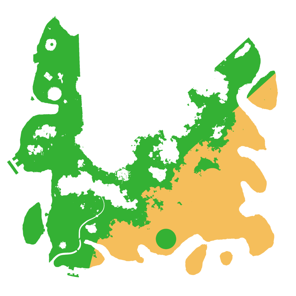 Biome Rust Map: Procedural Map, Size: 3850, Seed: 6345