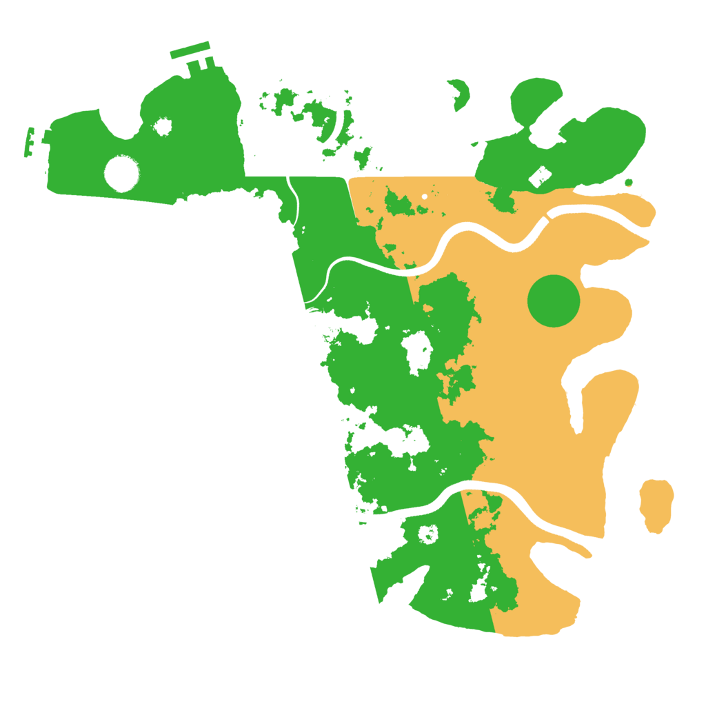 Biome Rust Map: Procedural Map, Size: 3550, Seed: 289335