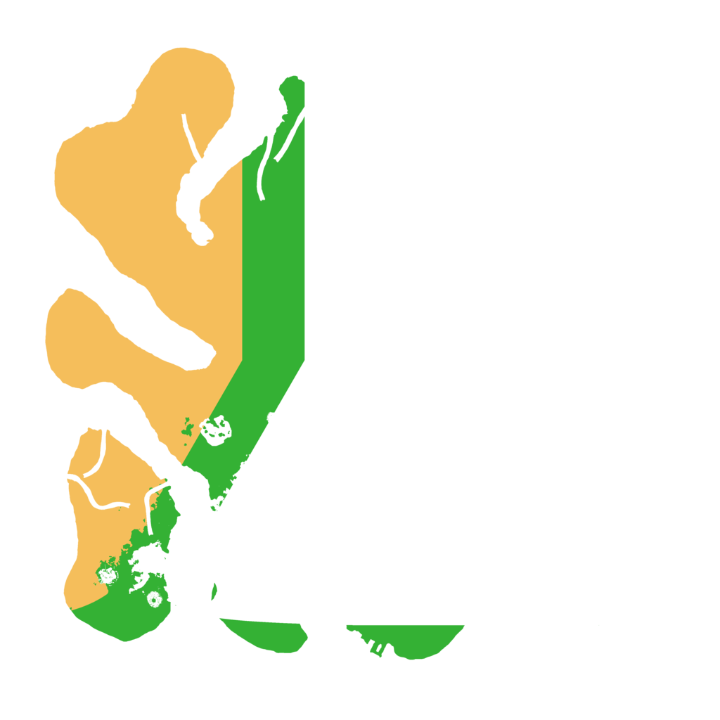 Biome Rust Map: Procedural Map, Size: 3550, Seed: 737157