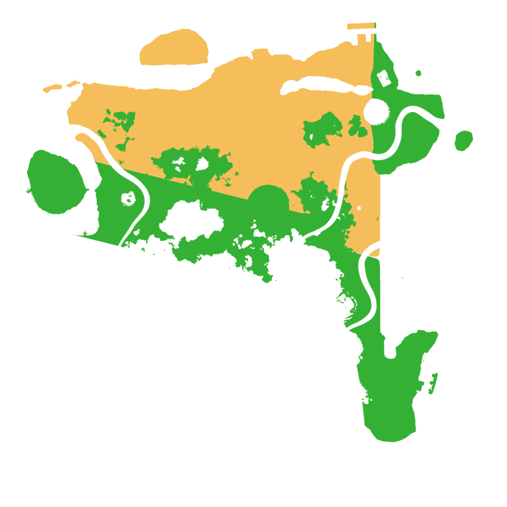 Biome Rust Map: Procedural Map, Size: 3550, Seed: 313560
