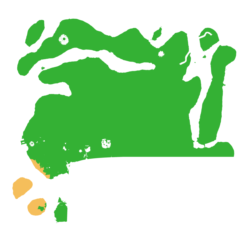 Biome Rust Map: Procedural Map, Size: 3800, Seed: 45874563