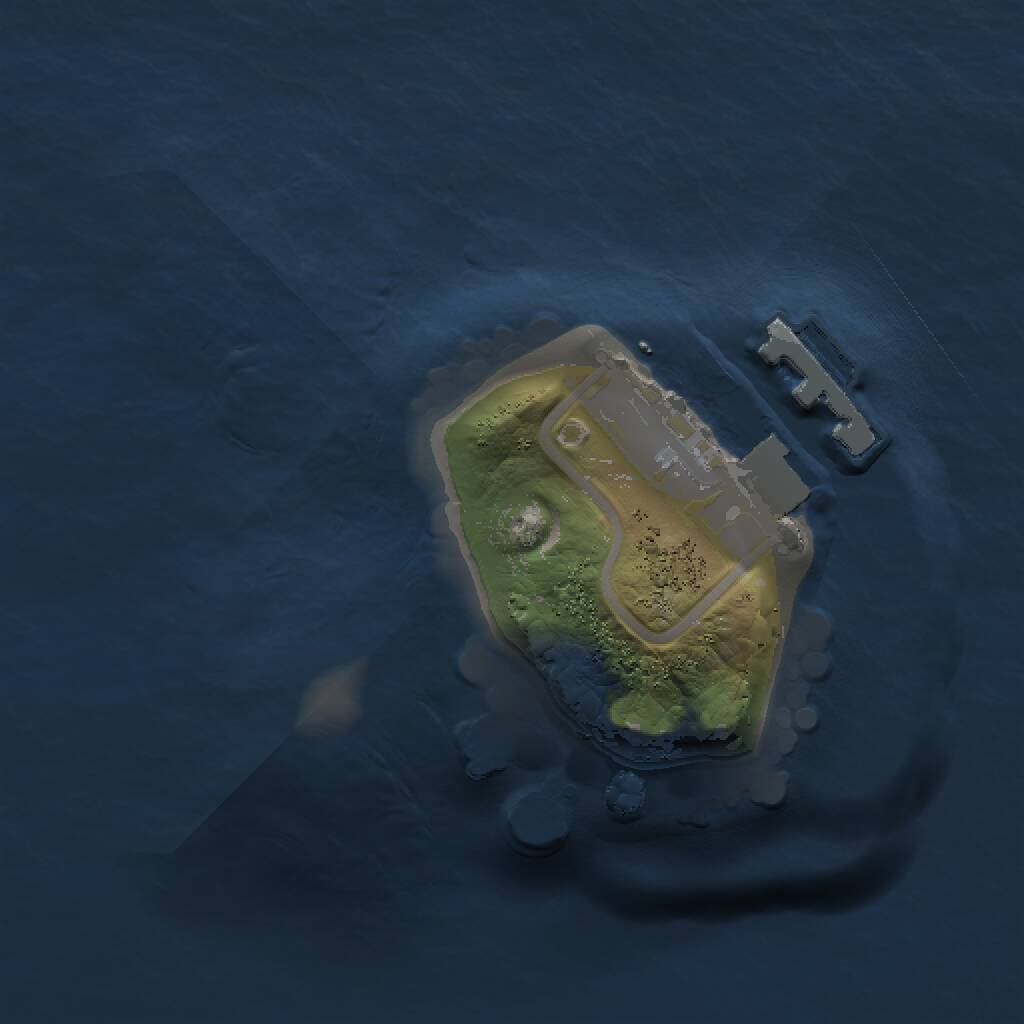 Rust Map: Procedural Map, Size: 1000, Seed: 838268999, 2 Monuments