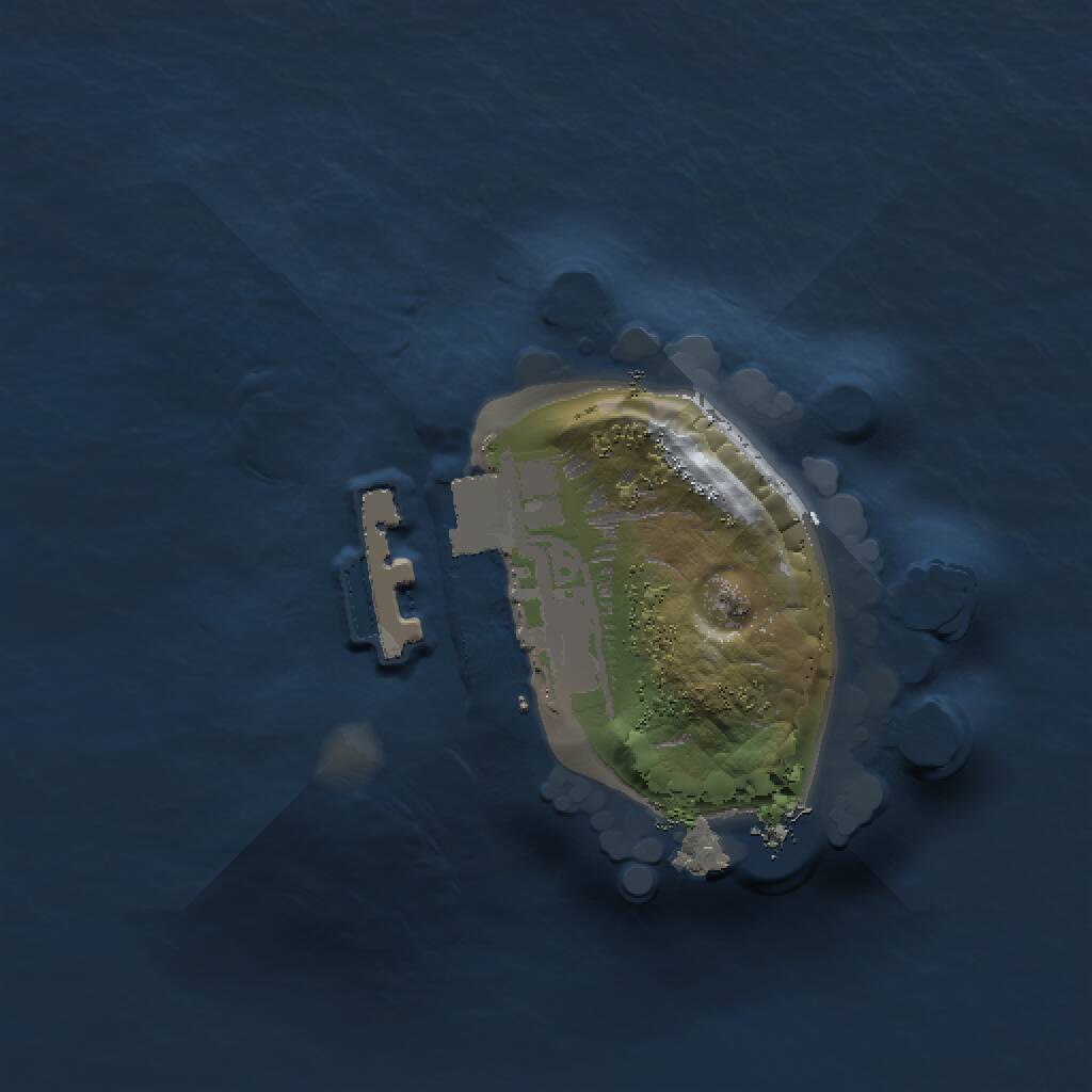 Rust Map: Procedural Map, Size: 1000, Seed: 838268999, 2 Monuments