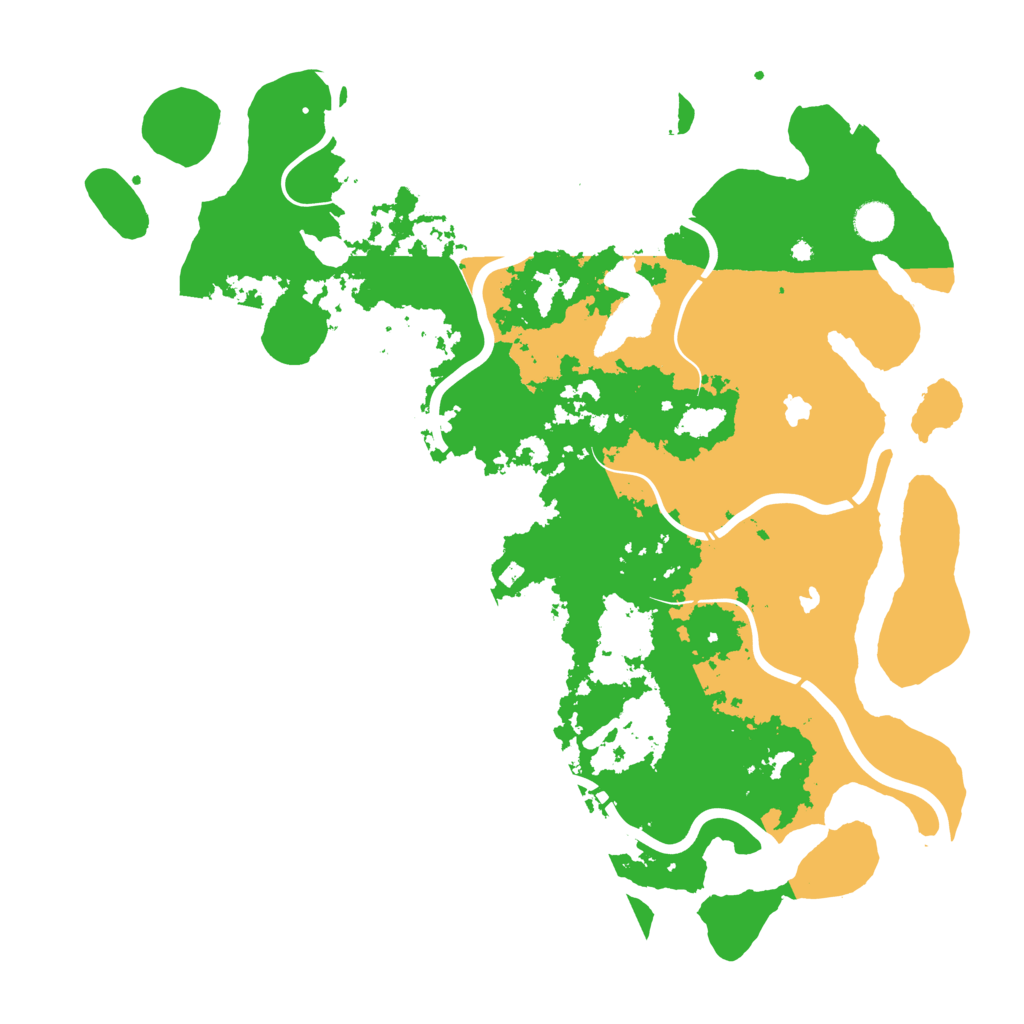 Biome Rust Map: Procedural Map, Size: 4500, Seed: 2111346882
