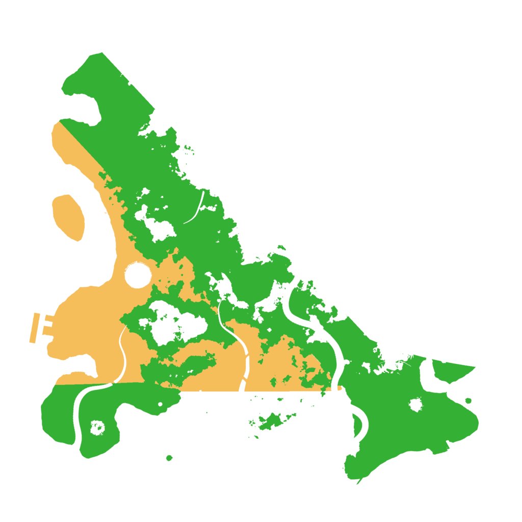 Biome Rust Map: Procedural Map, Size: 3500, Seed: 1544676697
