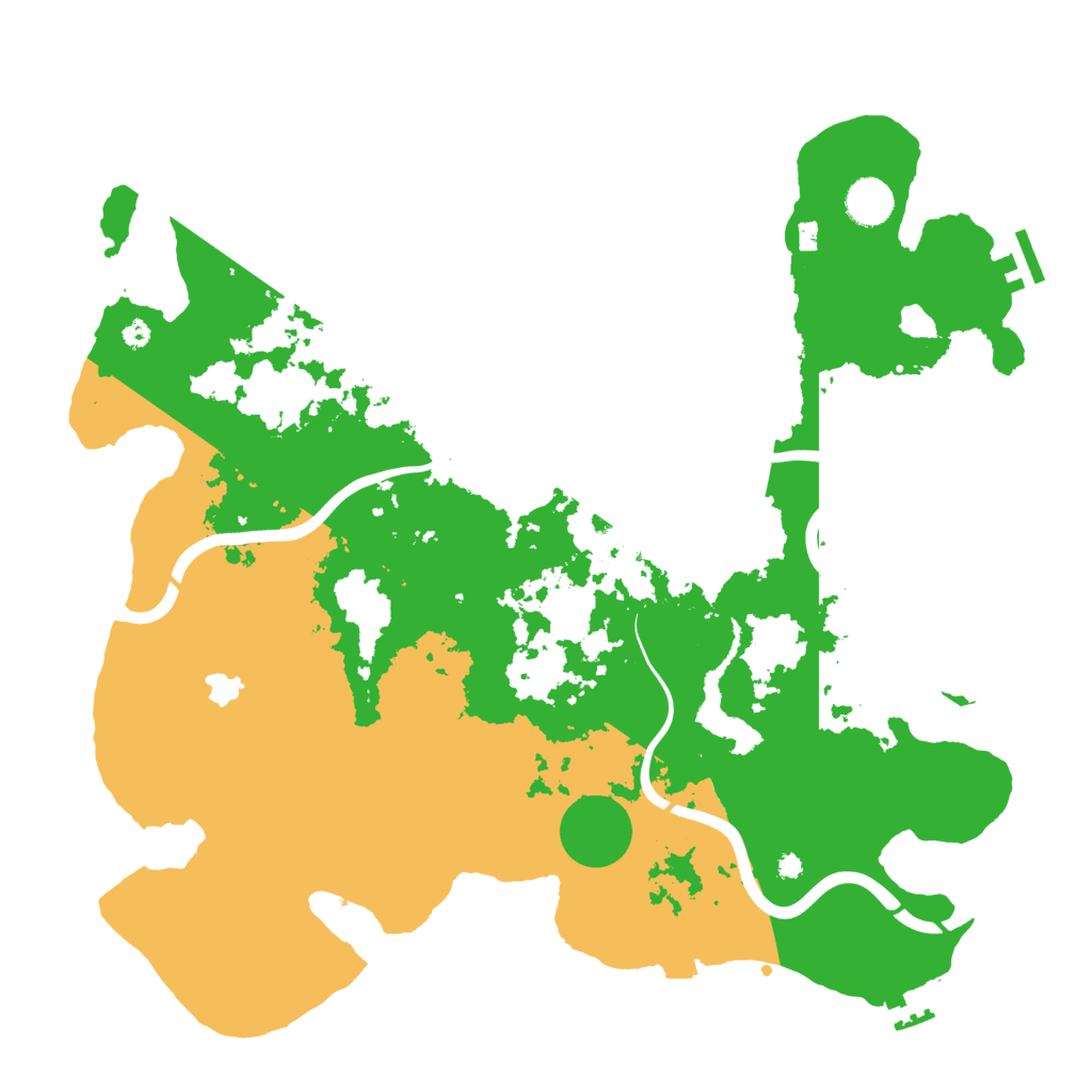 Biome Rust Map: Procedural Map, Size: 4000, Seed: 223724