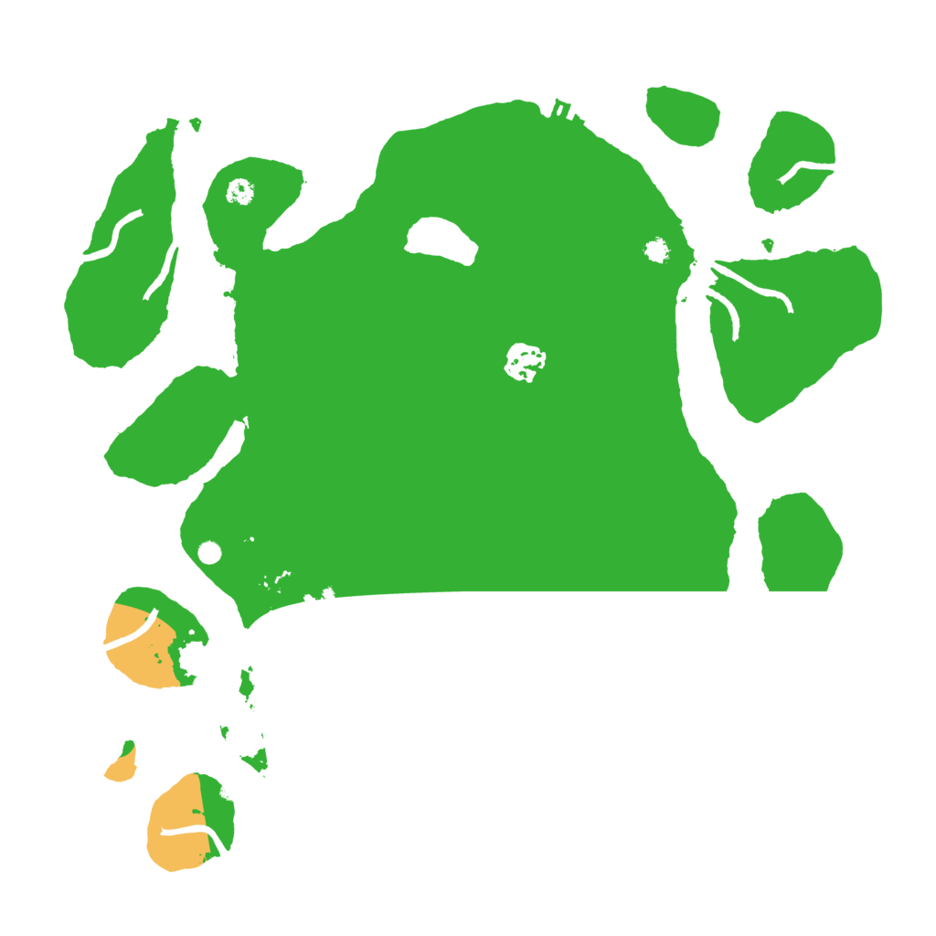 Biome Rust Map: Procedural Map, Size: 3550, Seed: 292471