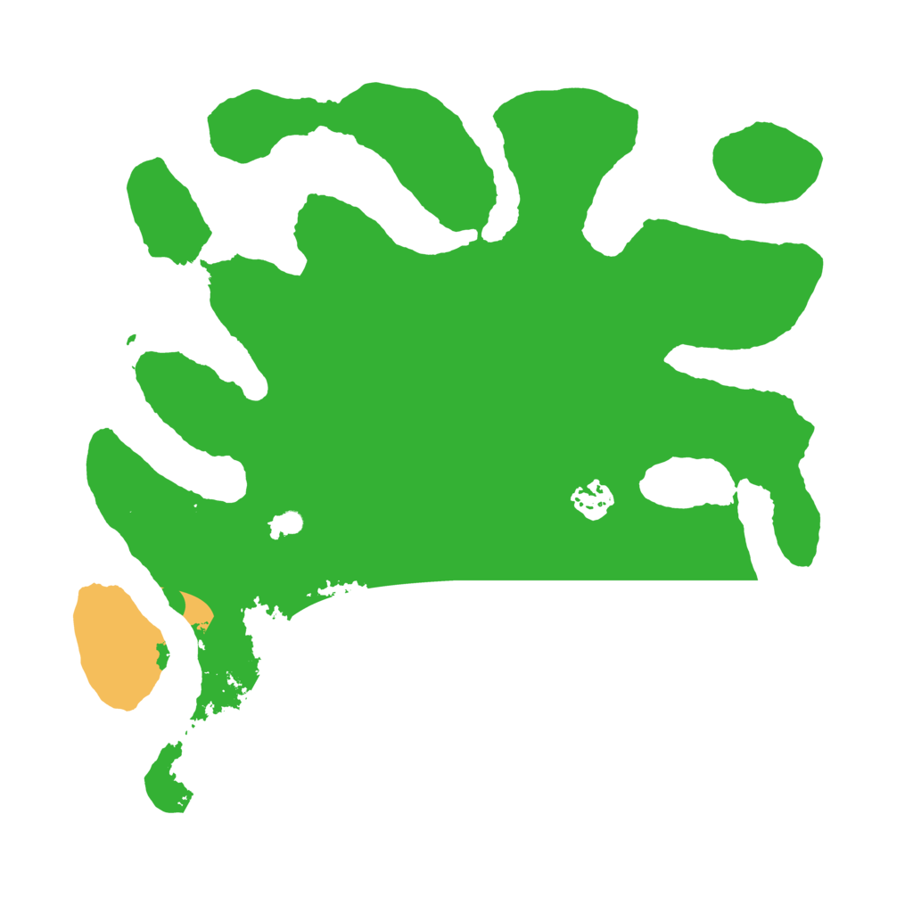 Biome Rust Map: Barren, Size: 3499, Seed: 712372