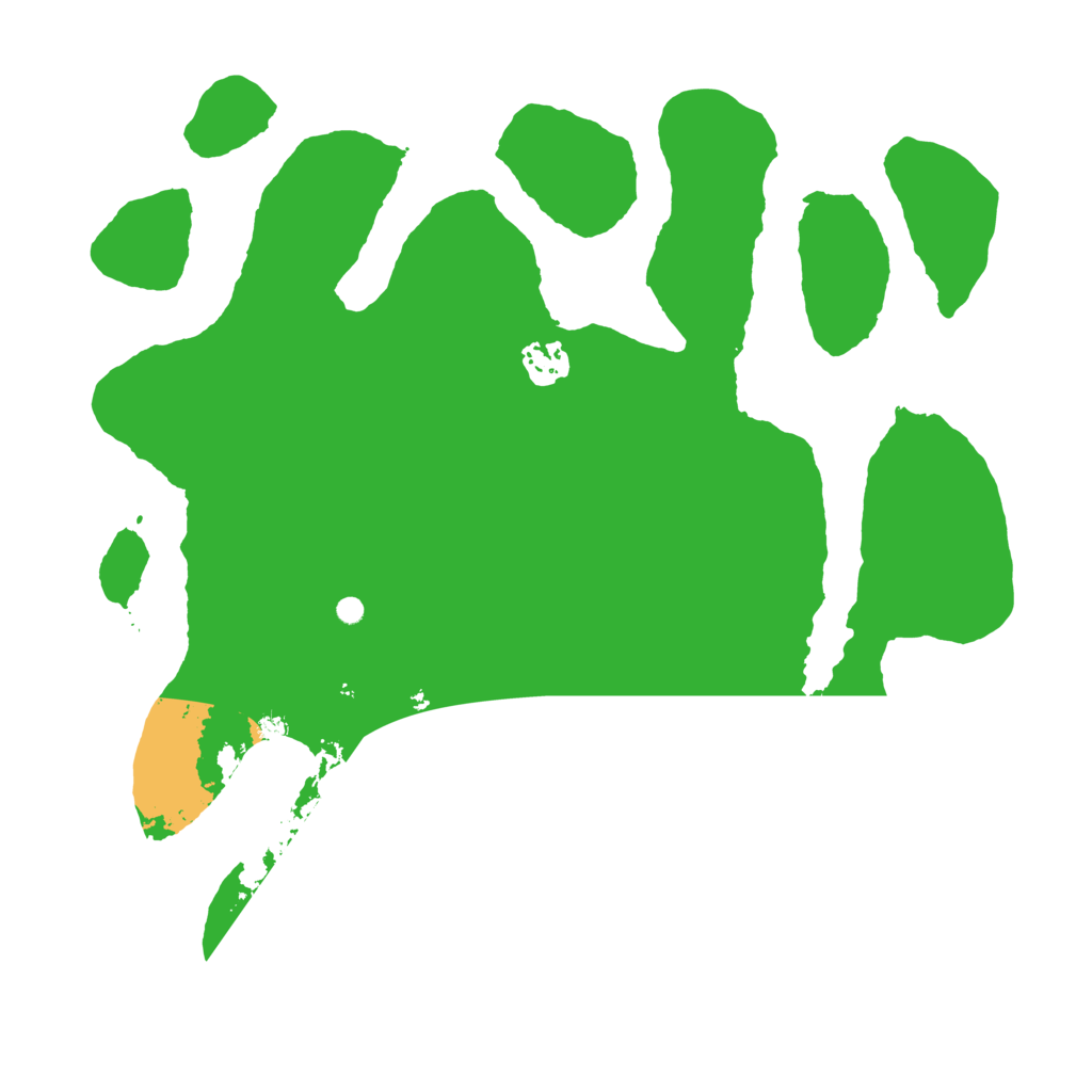 Biome Rust Map: Barren, Size: 3550, Seed: 295219