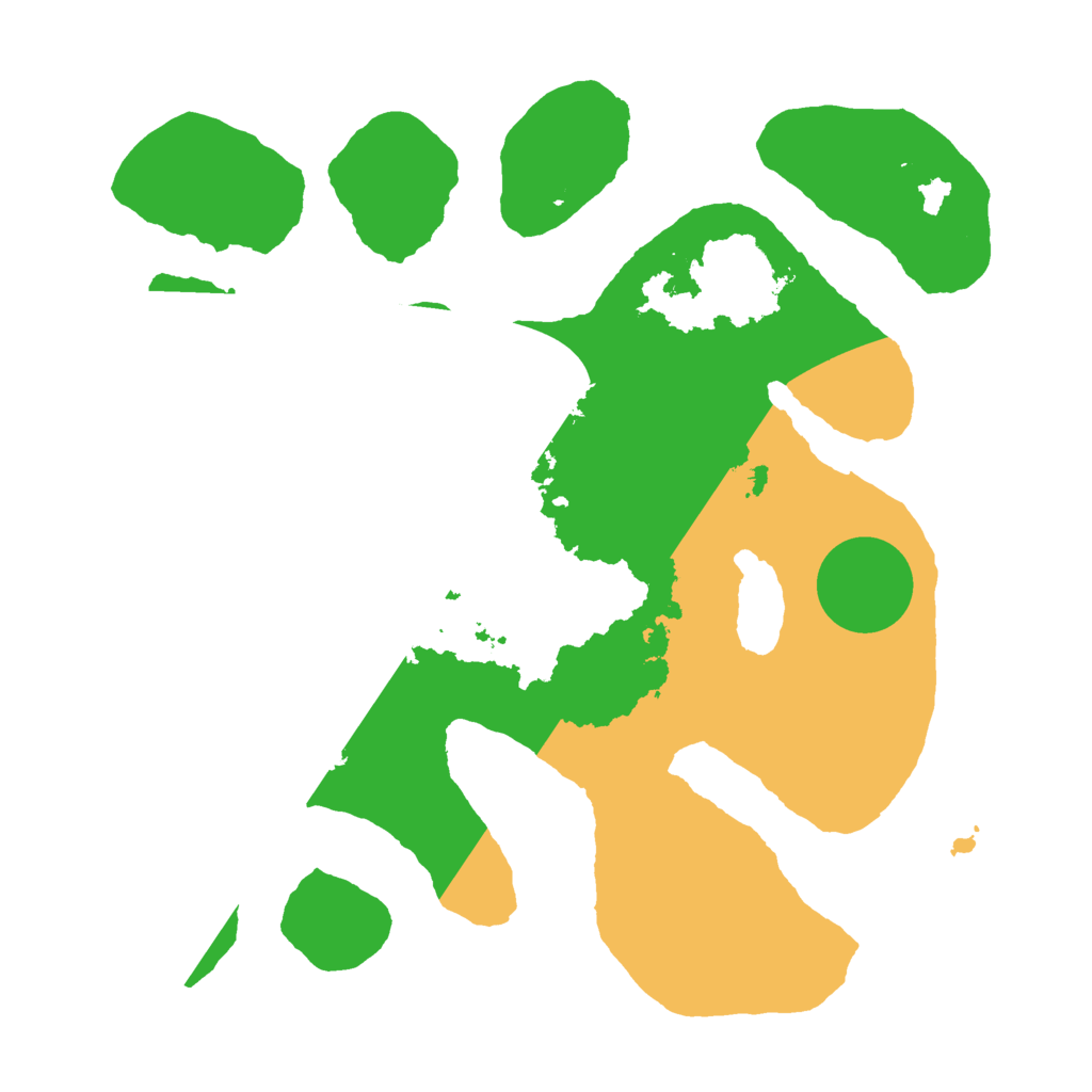 Biome Rust Map: Barren, Size: 3000, Seed: 373188