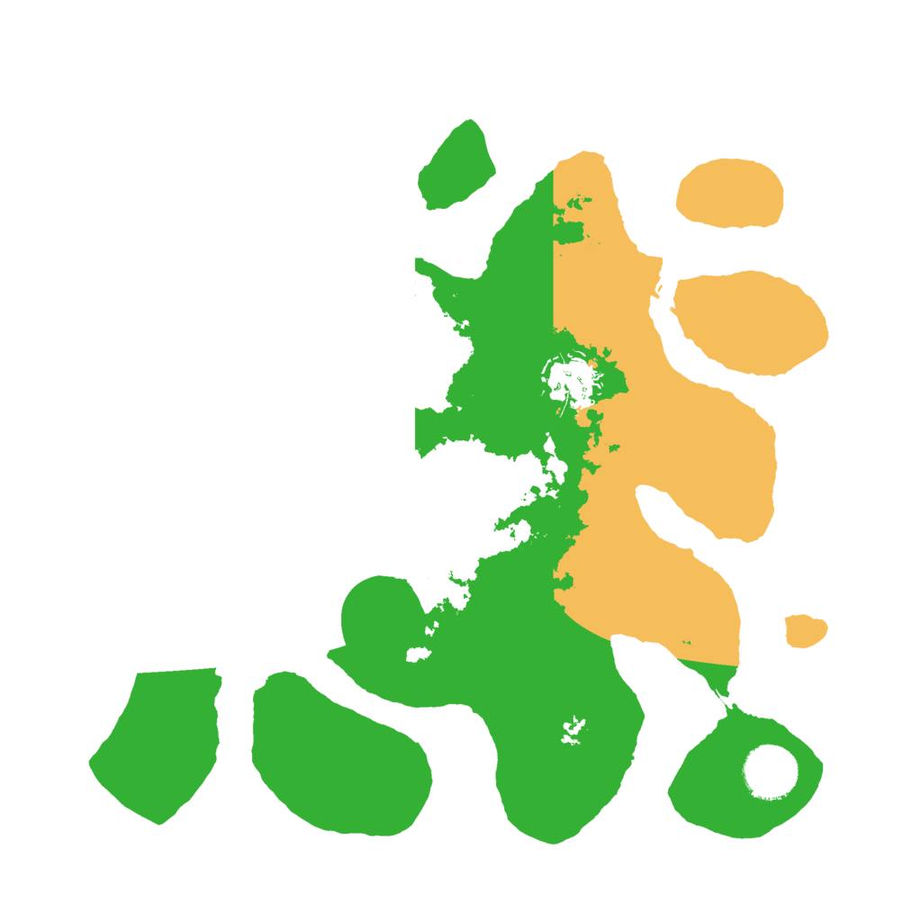 Biome Rust Map: Barren, Size: 3000, Seed: 291295