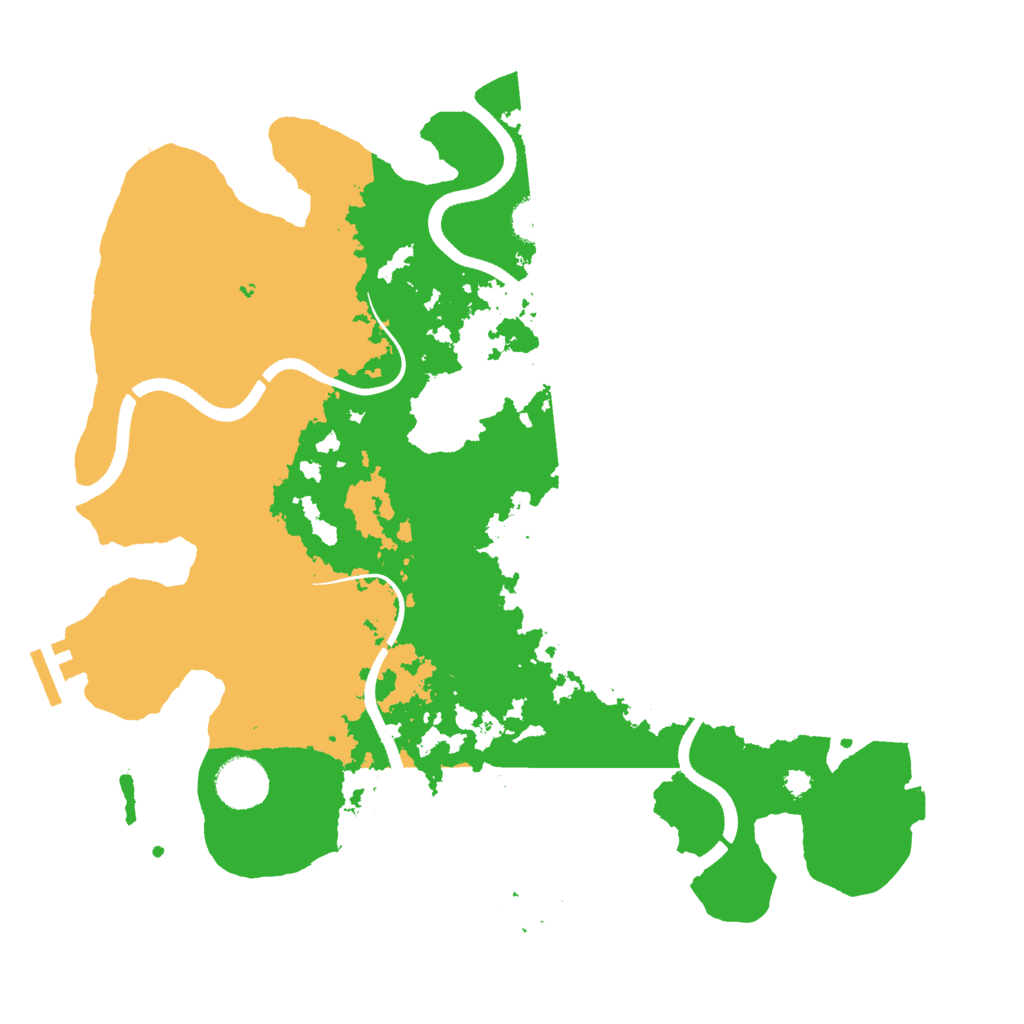 Biome Rust Map: Procedural Map, Size: 3550, Seed: 144299