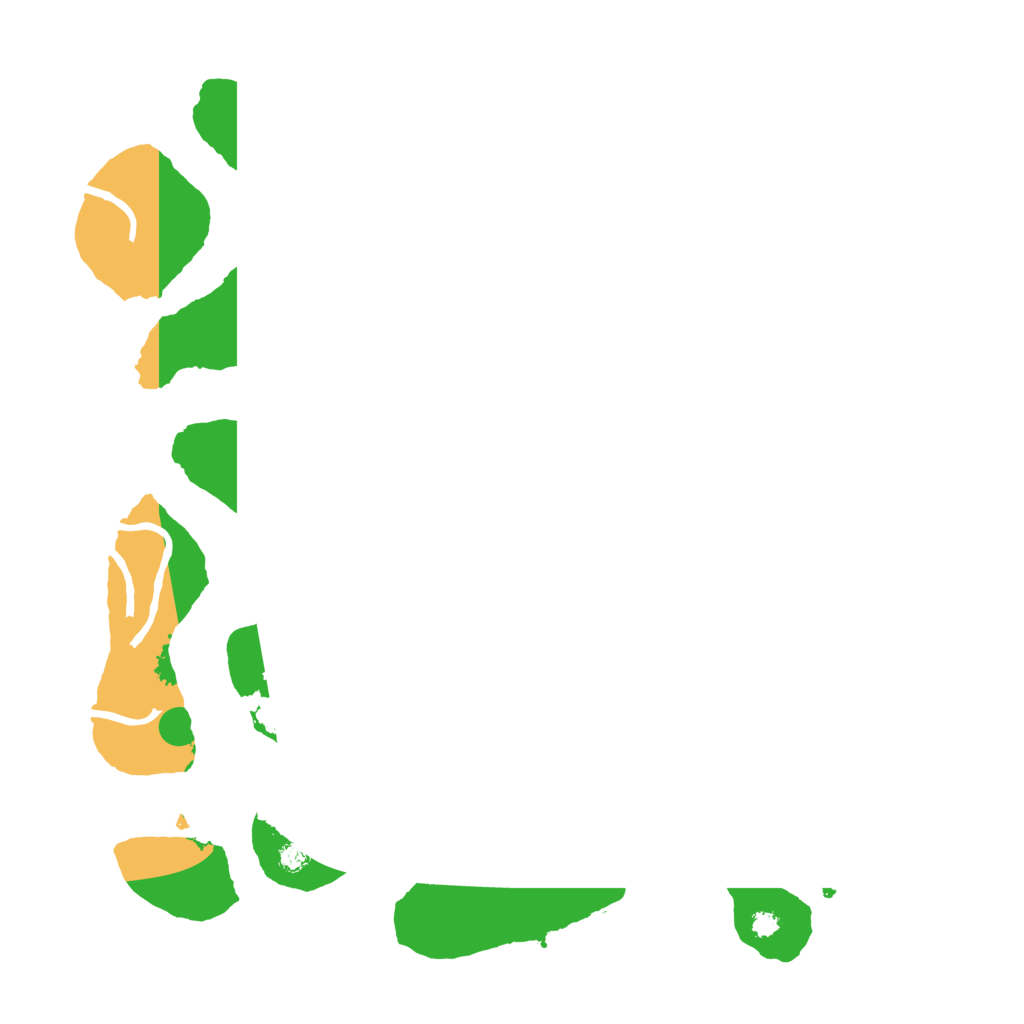 Biome Rust Map: Procedural Map, Size: 3550, Seed: 665522