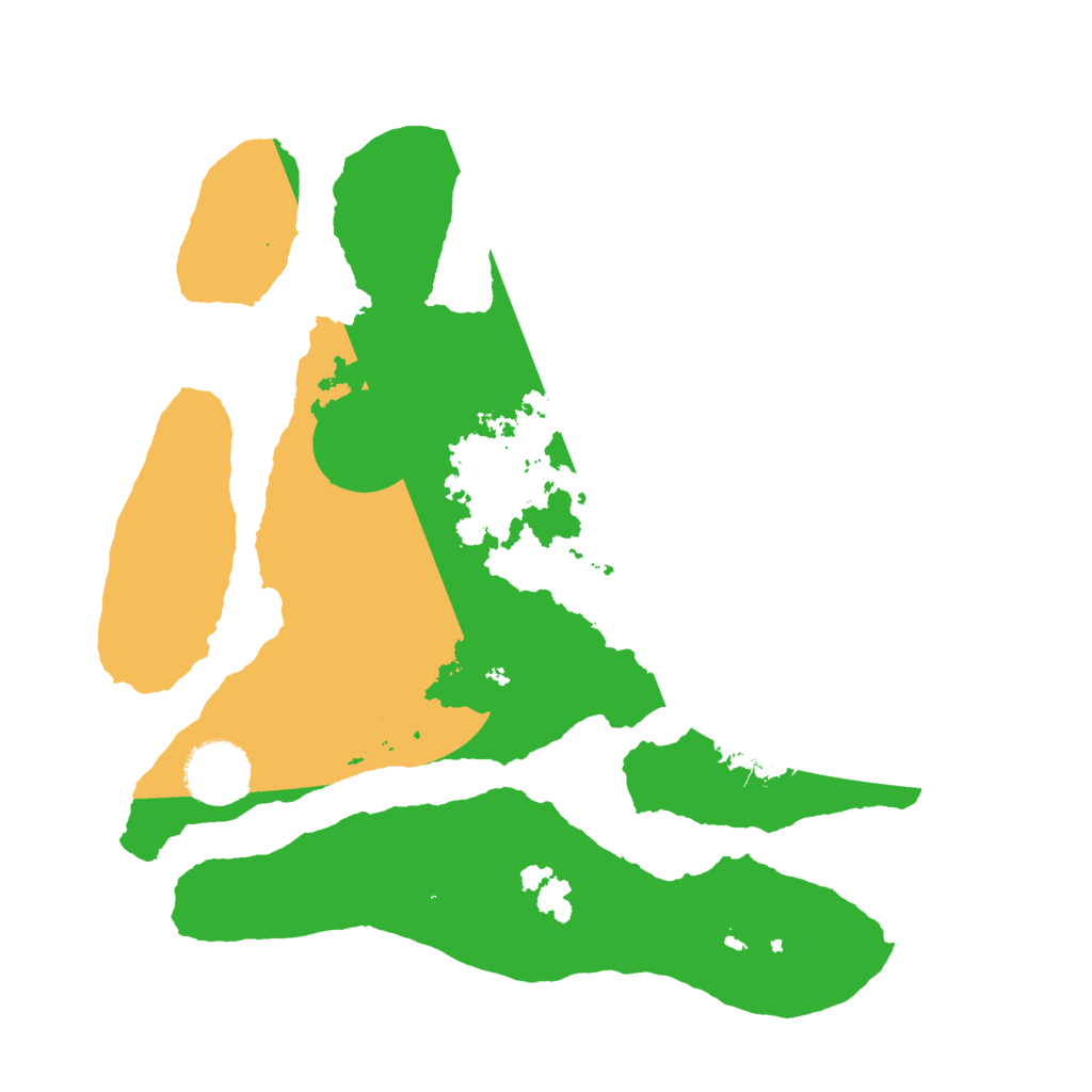 Biome Rust Map: Barren, Size: 3000, Seed: 370250