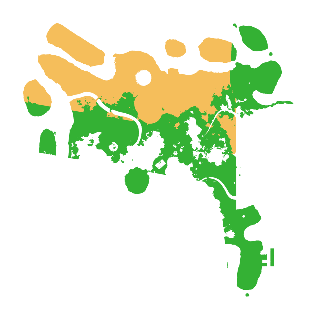 Biome Rust Map: Procedural Map, Size: 3550, Seed: 873839