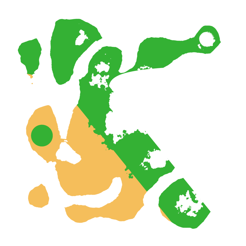 Biome Rust Map: Barren, Size: 3000, Seed: 870941