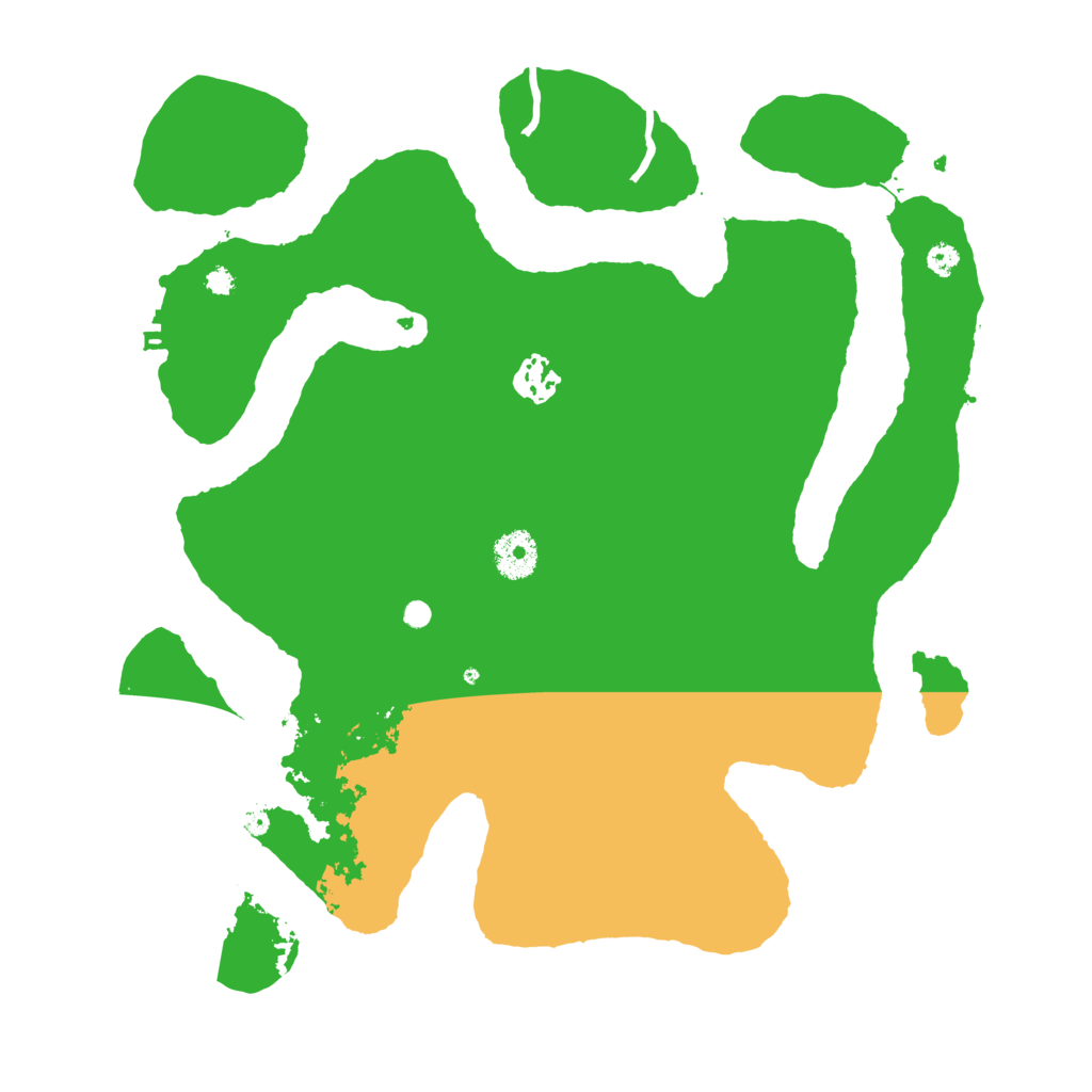 Biome Rust Map: Procedural Map, Size: 3550, Seed: 948816