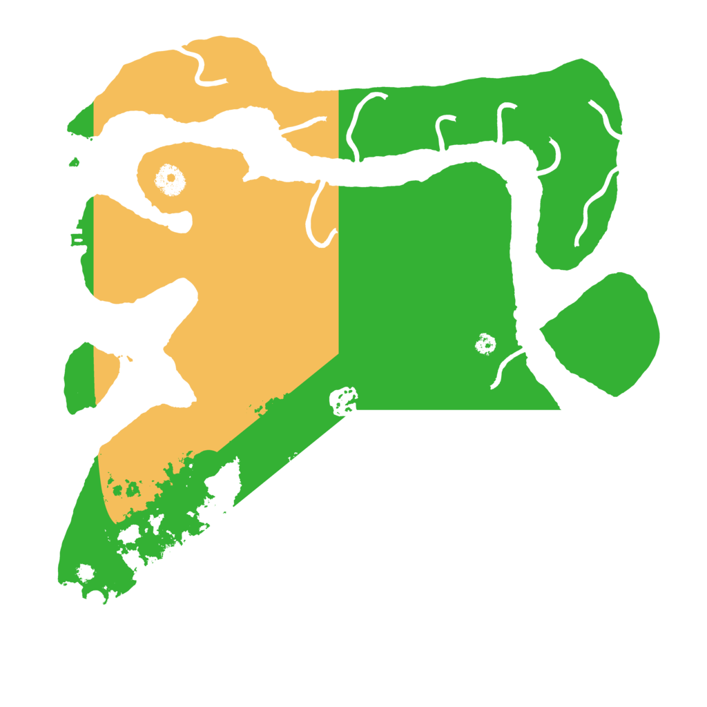 Biome Rust Map: Procedural Map, Size: 3550, Seed: 272549