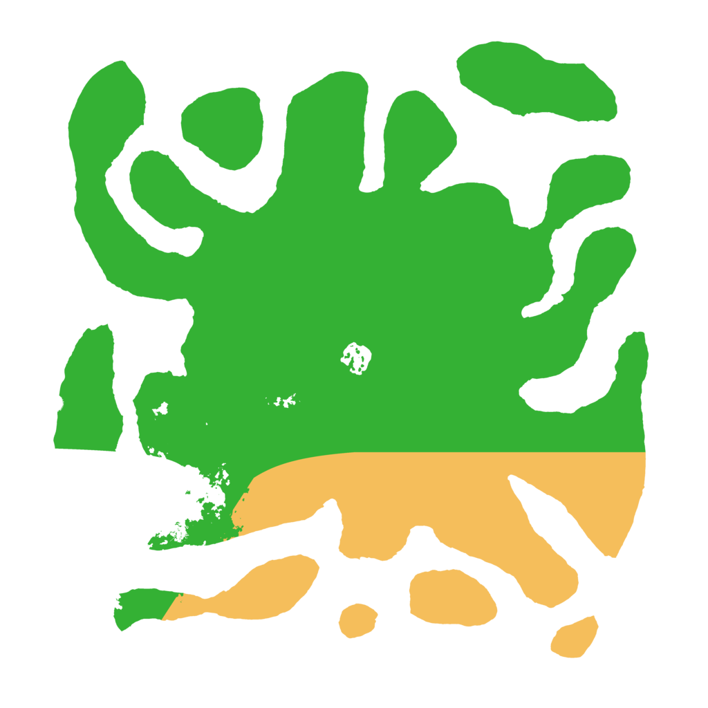 Biome Rust Map: Barren, Size: 3550, Seed: 63328