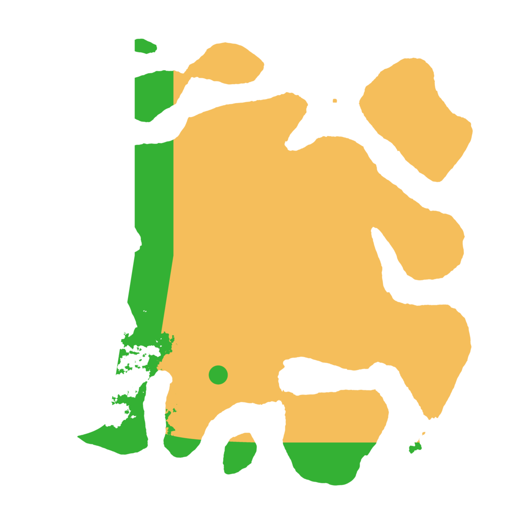 Biome Rust Map: Barren, Size: 3550, Seed: 348840