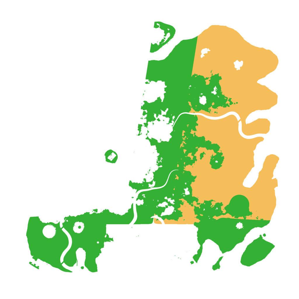 Biome Rust Map: Procedural Map, Size: 4000, Seed: 348840