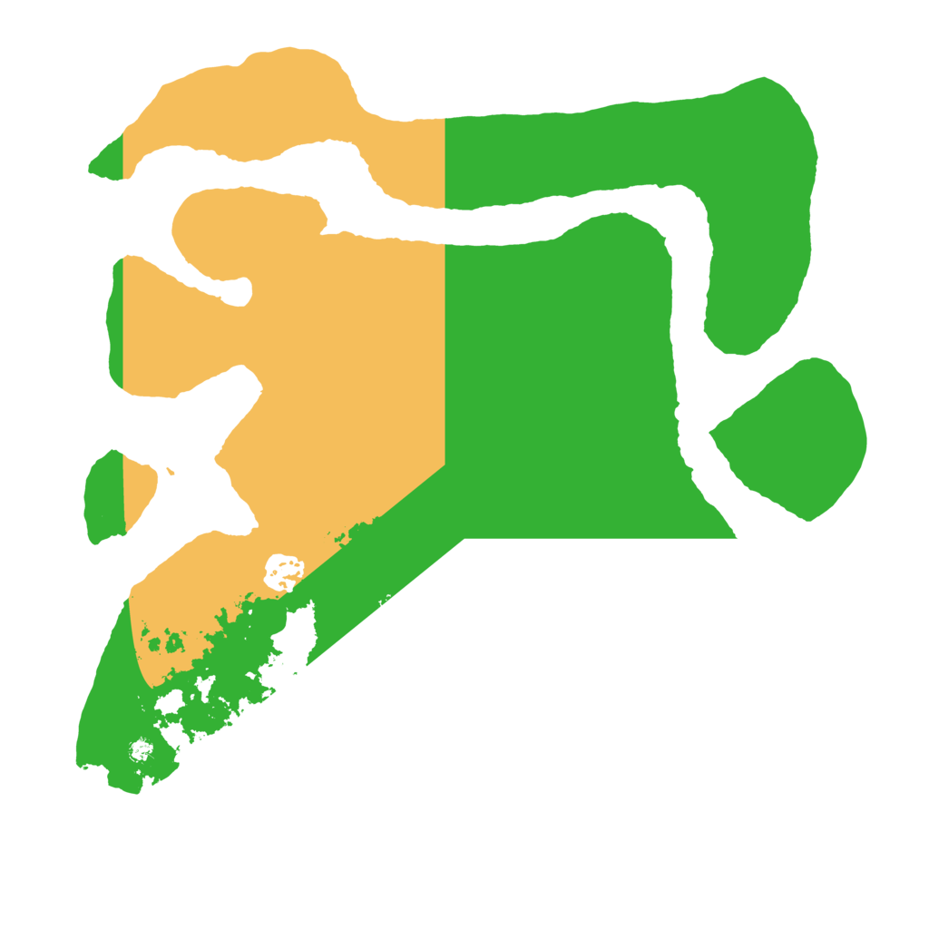 Biome Rust Map: Barren, Size: 3550, Seed: 272549