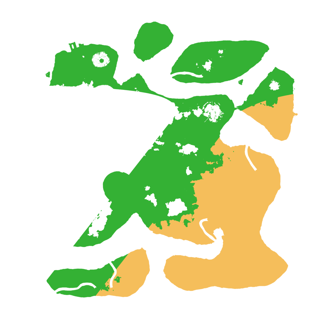 Biome Rust Map: Procedural Map, Size: 3000, Seed: 2029386517