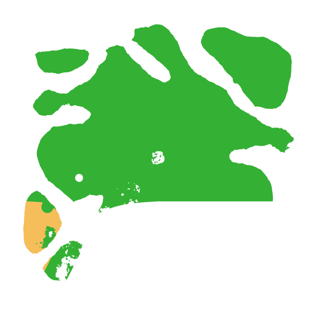 Biome Rust Map: Barren, Size: 3550, Seed: 213797