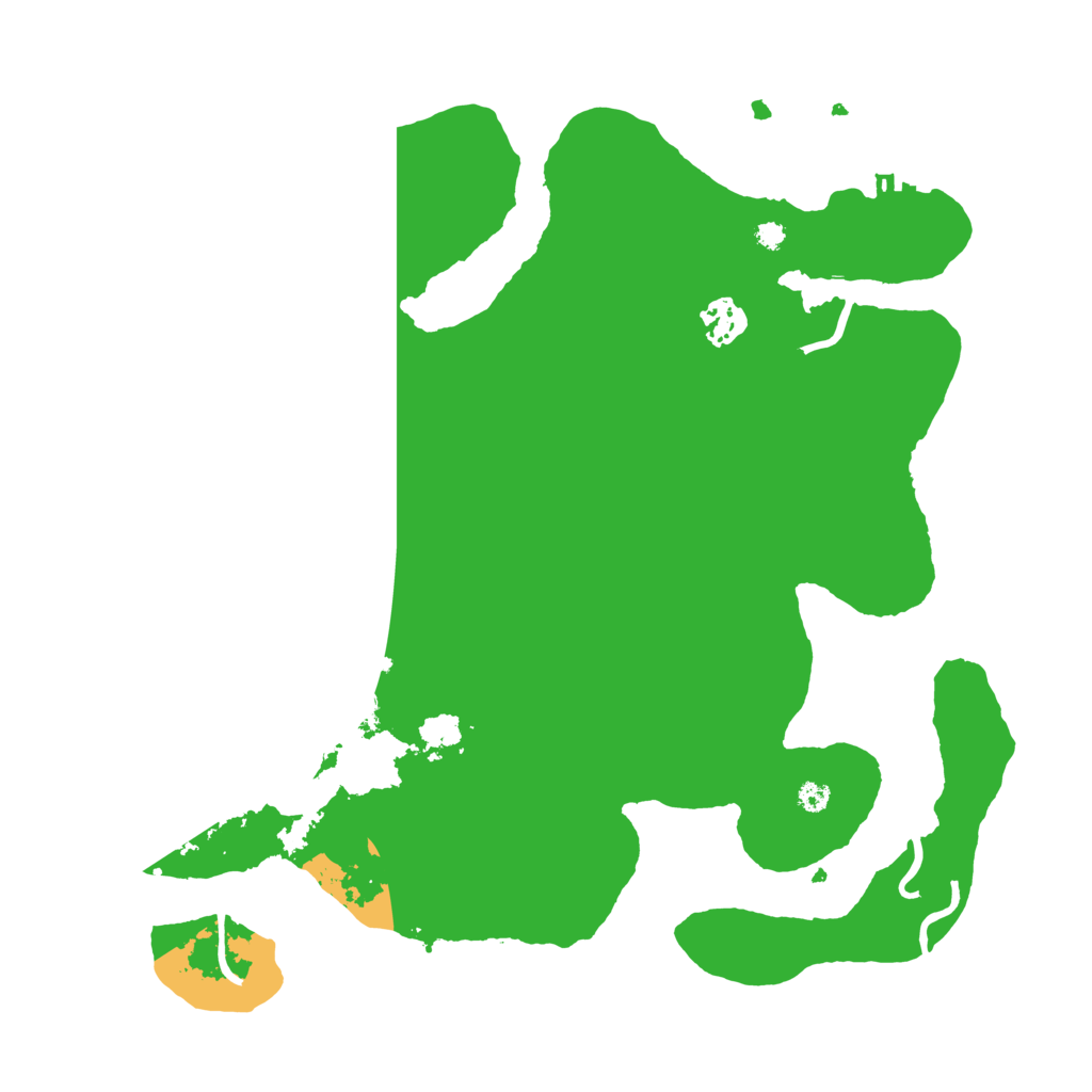 Biome Rust Map: Procedural Map, Size: 3550, Seed: 670210