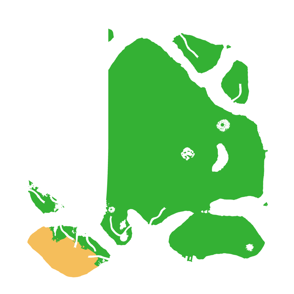 Biome Rust Map: Procedural Map, Size: 3550, Seed: 223724